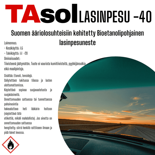Lasinpesuneste -40 200l - TAsol